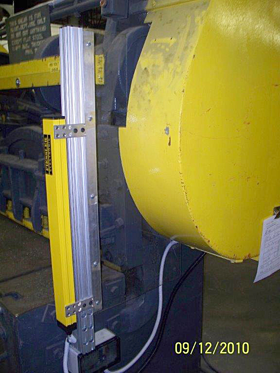 Shear with Light Curtain 3 Press Brake Safety